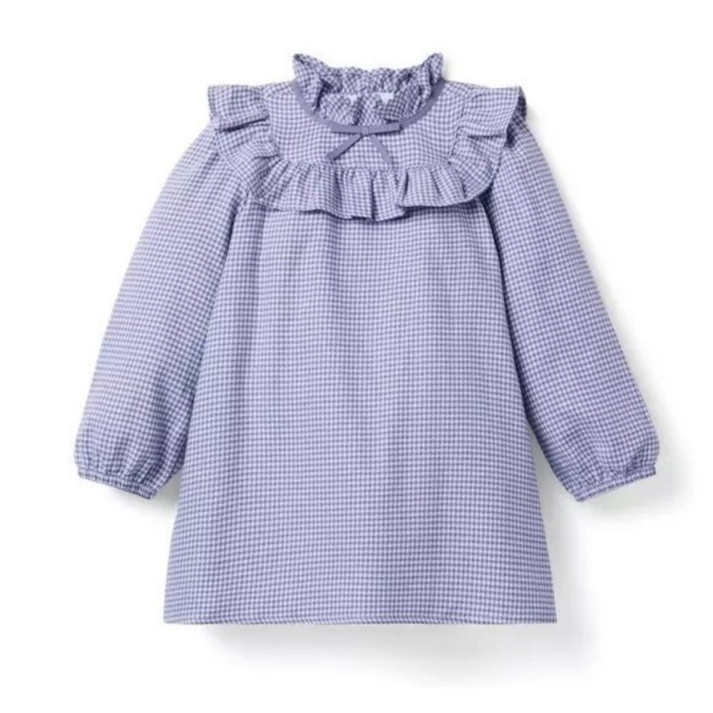 Janie and Jack Houndstooth Ruffle Collared Dress Size 12 to 18 Months